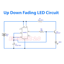 Image result for fade led 555 circuit