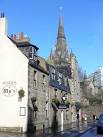 known as Cameron's Inn. Above it towers the spire of the Mither Kirk, - via Daymix
