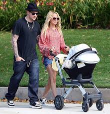 Image result for Maclaren Triumph Joel Madden and Baby Harlow
