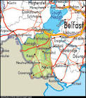 Map of Northern Ireland, County Armagh