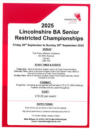 Image result for Lincolnshire Badminton Club