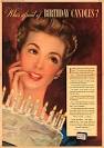 by Betty Bedford. My birthday had arrived. - vintageads