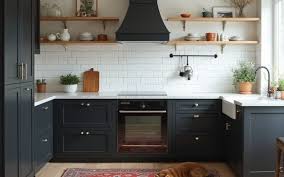 Image result for black kitchen