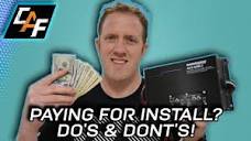 Paying for Car Audio System to be installed? DON'T DO THIS! - YouTube