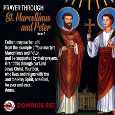 Image result for Saints Marcellinus and Peter