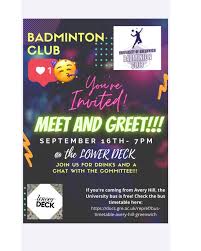 Image result for Greenwich Badminton Club