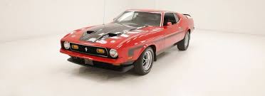 Image result for Bright Red 1972 Mustang