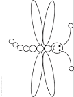 Dragonfly coloring page
