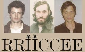 ... RRIICCEE is a three-piece “experimental” project from eccentric filmmaker/artist/80s rapper Vincent Gallo and brothers (?) Nikolas Haas and Simon Haas. - rriiccee