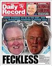 DAILY RECORD nicks front page joke headline offof readers of this.