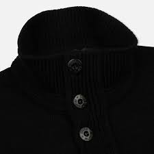 Image result for Мужская толстовка neck button black