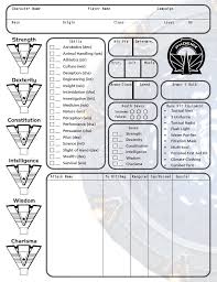 Image result for rpg character sheet