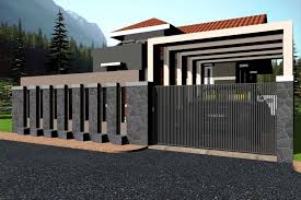 Desain Pagar Rumah Minimalis | RumahMinimalisOnline.Co