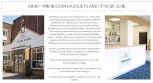 Image result for Wimbledon Rackets Squash Club