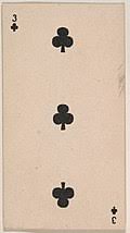 Image result for Three Of Clubs