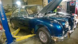 Image result for Dark Blue 1965 Jaguar