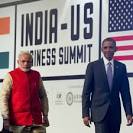 Obama ends day of pageantry with $4 billion pledge to India.