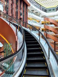 Image result for spiral escalator