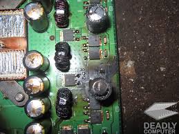 Image result for blown capacitor