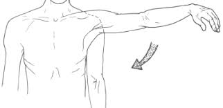 Adduction of a body part