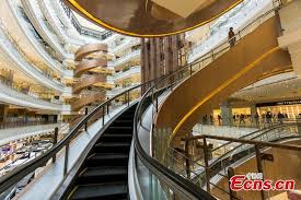 Image result for spiral escalator
