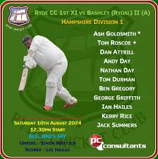 Image result for Bashley (Rydal) Cricket Club