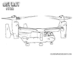Helicopter coloring page