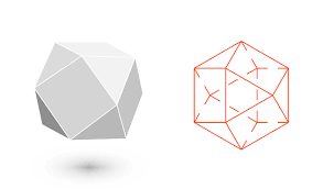 Image result for cuboctaedro