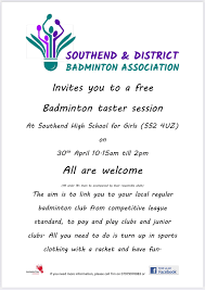 Image result for Stanford Le Hope Jnr Badminton Club