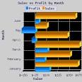 2D / 3D Horizontal Bar Graph and Chart Software PHP