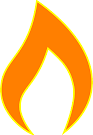Fiamma Orange Yellow clip art - vector clip art online, royalty ...