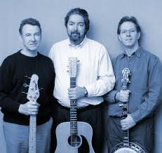 Alex Somerville (bass), John (vocals/guitar) and David Crocker (vocals/guitar/banjo). John started out on classical guitar but when he ... - cb_bw