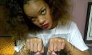 Rihanna Gets Thug Life Tattoo