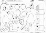 Fichas infantil para imprimir - Dibujos para colorear - IMAGIXS