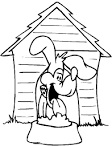 Dog coloring page