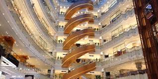 Image result for spiral escalator