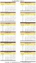 CALENDRIER 2012 annuel à imprimer - CALENWEB.