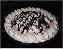 Brownie-Bottom White Chocolate Raspberry Chiffon Pie