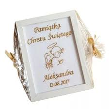 Image result for pamiątki na chrzest