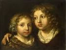 Caspar Netscher (1639 – 1684, Dutch) - artists-daughter-and-son