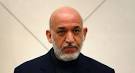 Hamid Karzai is shown here.