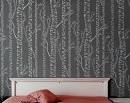 SILVER BIRCHES Allover Pattern WALL STENCIL, Reusable EASY DIY ...