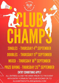 Image result for Saints Badminton Club