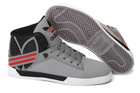 Mens Adidas Originals Attitude Vulc Big Logo Shoes Grey