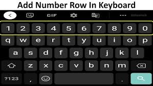 Image result for android keyboard number row