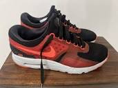 Nike Air Max Zero Essential Black Bright Crimson Size 11.5 | eBay