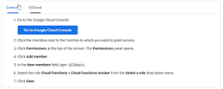 firebase functions) Error: Forbidden Your client does not have ...