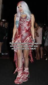Image result for lady gaga meat dress