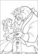 Beauty and Beast coloring page
