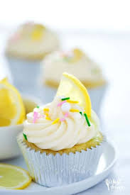 Image result for lemon cupcake